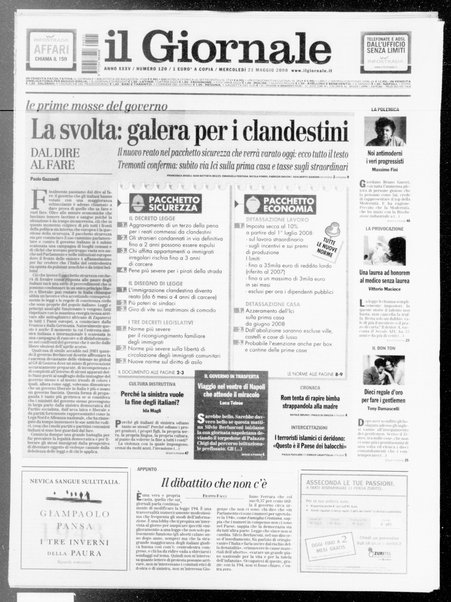 Il giornale : quotidiano del mattino